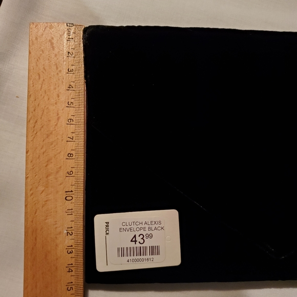 NWT Black Velvet Clutch "Alexis" - Picture 5 of 6